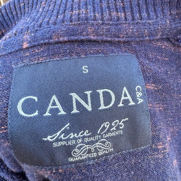 Canda C&A 1/4 Zip Sweater Men's Size Small - Picture 8 of 10